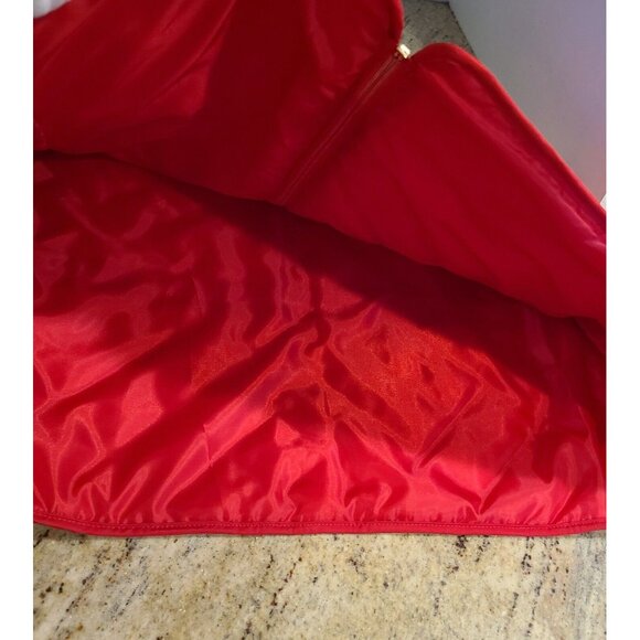 New! St. John’s Bay Womens Plus Size 2X Quilted Puffer Vest Full Zip Pocket Red - Picture 6 of 12